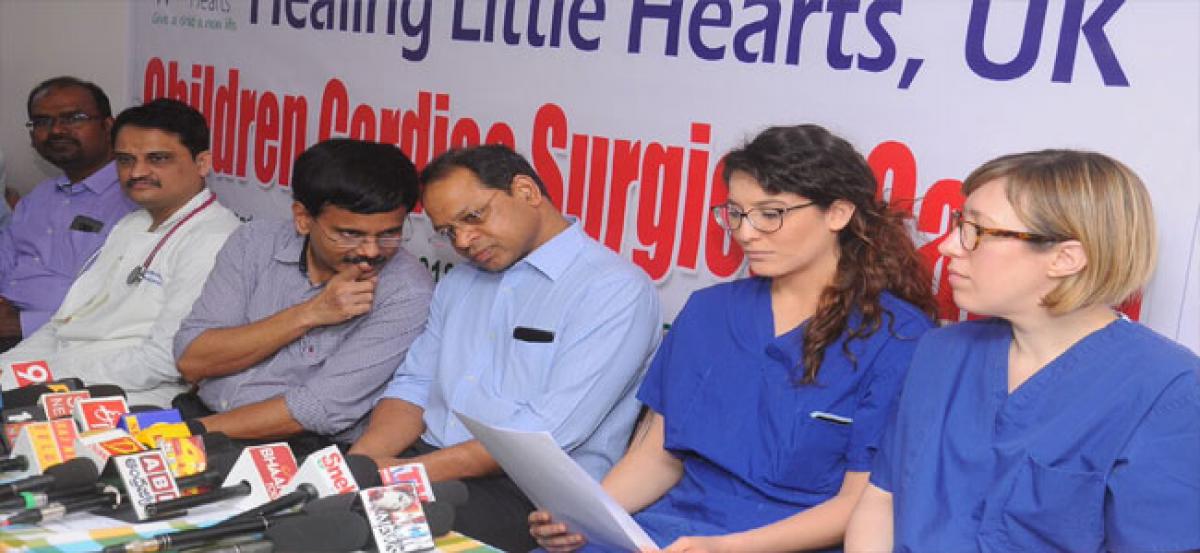 Andhra Hospital completes 220 heart surgeries for kids