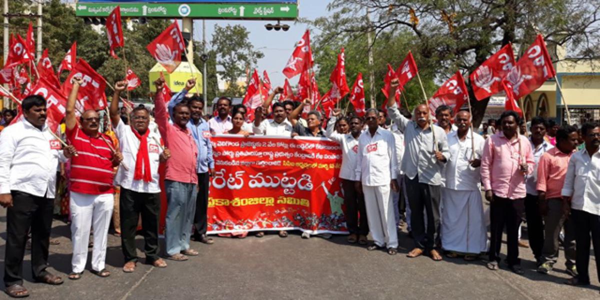 CPI demands Rs 2,000 cr for Veligonda project