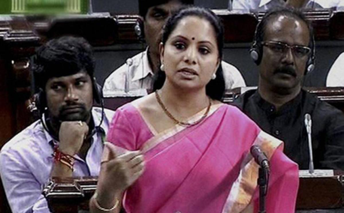 Kavitha slams Chandrababu for stalling Telangana High Court process