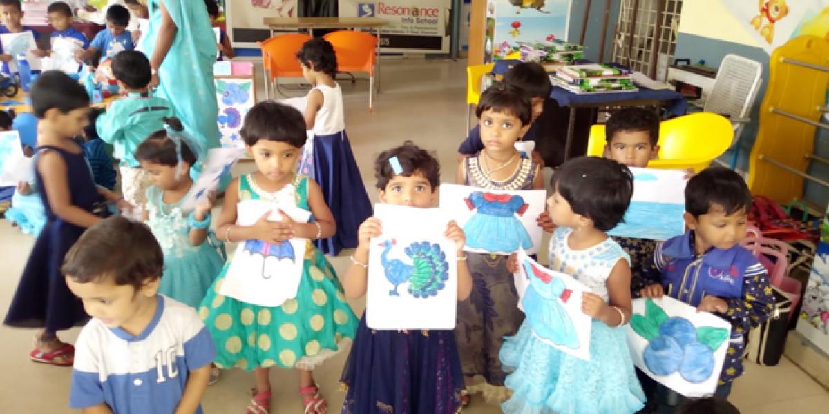 Blue Day celebrations held in Resonance School