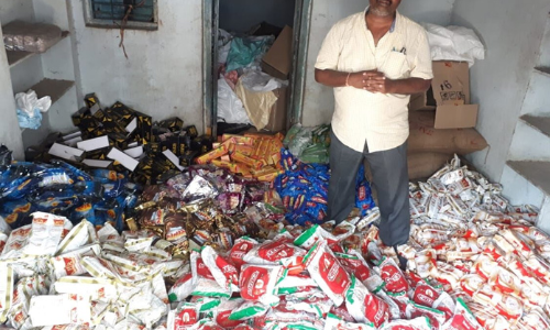 Kirana shop owner held for selling gutka