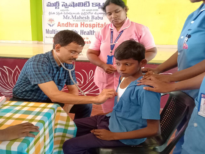 Andhra Hospitals hosts medical camp at Burripalem