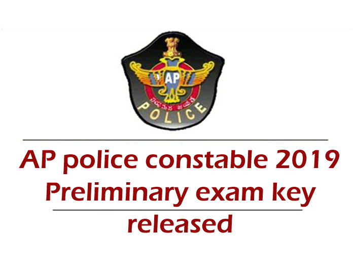 AP police constable 2019 preliminary exam key released