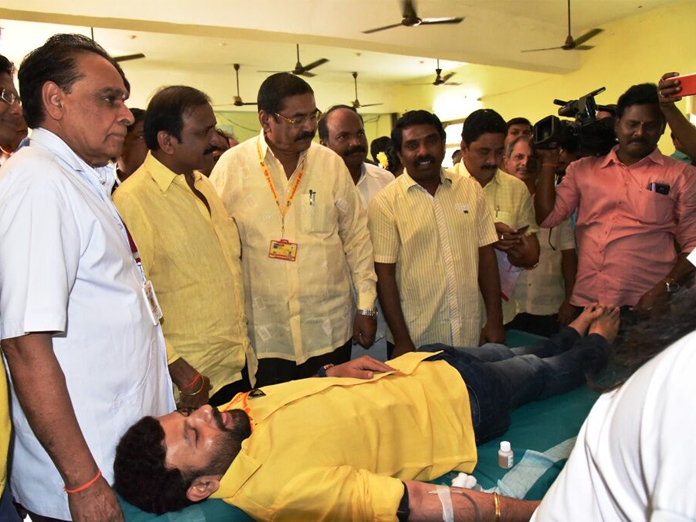 Blood donation camp held on NTR vardhanti