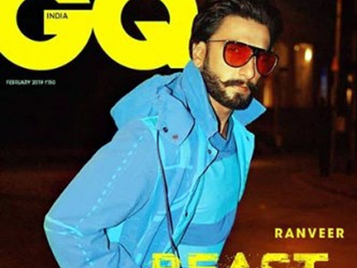 ​Ranveer Singh In BEAST Mode on GQ Cover