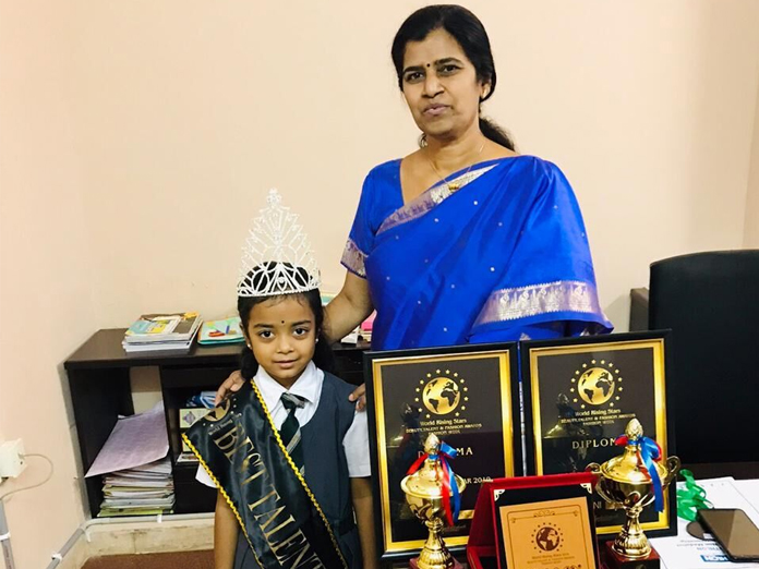 Yamini wins World Rising Stars contest in Vijayawada