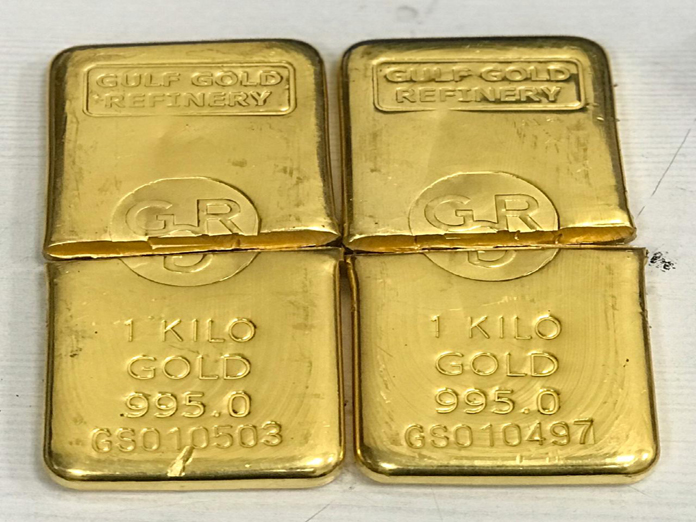 Gold worth 66 lakh seized at Hyderabad airport 