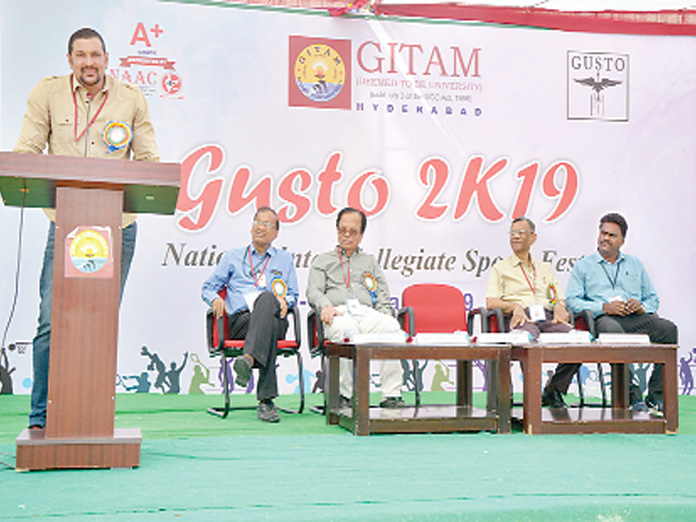 Sports fest inaugurated at GITAM