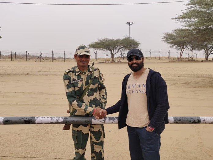 Gopichand at Indo-Pak border
