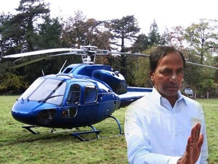 KCR buckles under public pressure, drops helipad plan