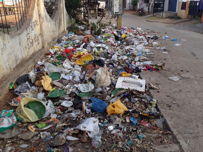 Garbage piles up; Kapra residents raise a stink