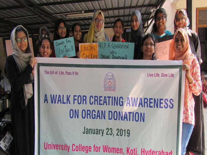 Awareness walk on organ donation held