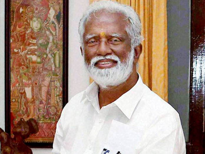 Mizoram Governor Kummanam Rajasekharan addresses empty ground amid Republic Day boycott call