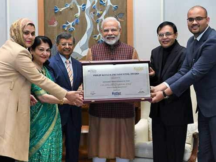 PM Modi Honoured With Presidential Award For Visionary Leadership