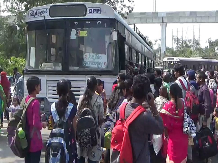 Special trains and buses to meet Sankranthi rush
