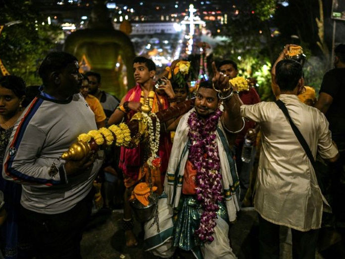 Piercings, incense, drumming: Malaysia marks Thaipusam festival
