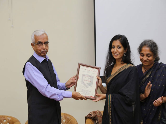 Poorna Swami awarded Srinivas Rayaprol poetry prize