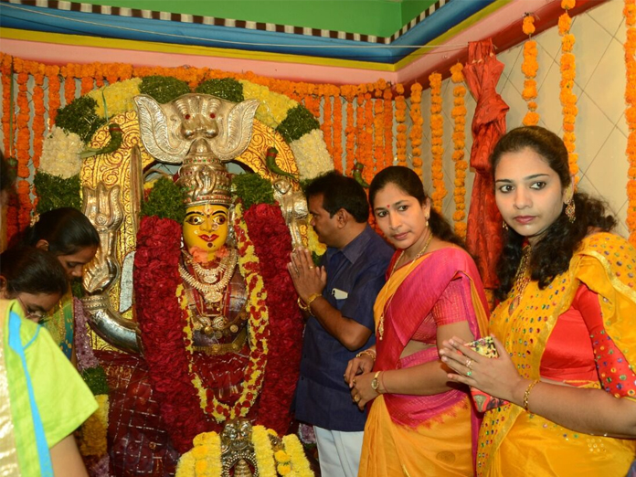 Mayor couple worships Ganganamma in Eluru