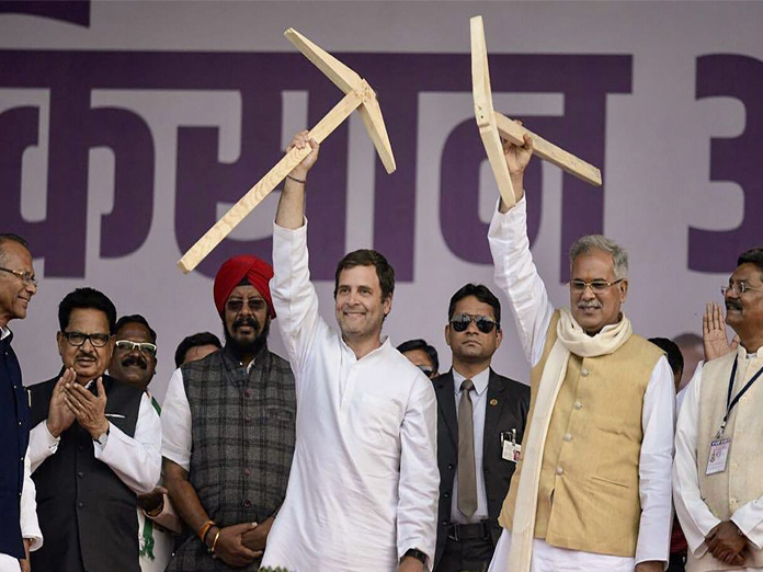 Rahul promises minimum income guarantee to poor