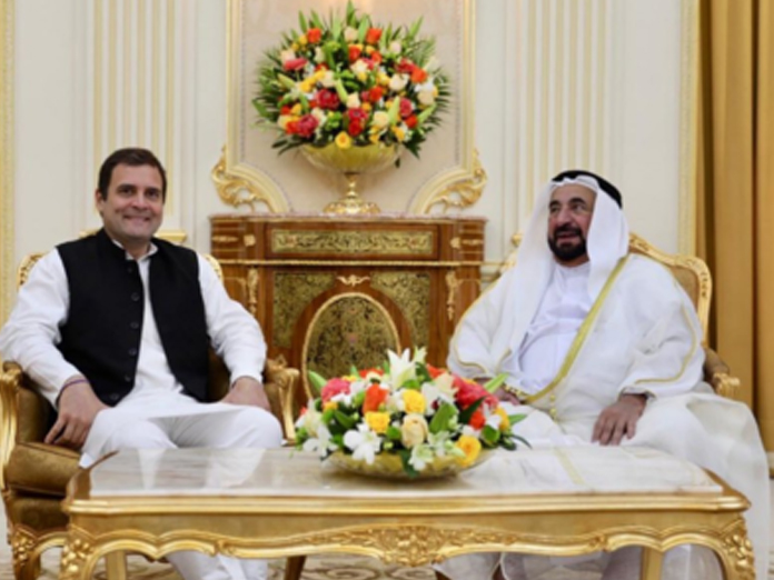 Rahul Gandhi Meets UAEs Sharjah Ruler, Discusses Range Of Issues