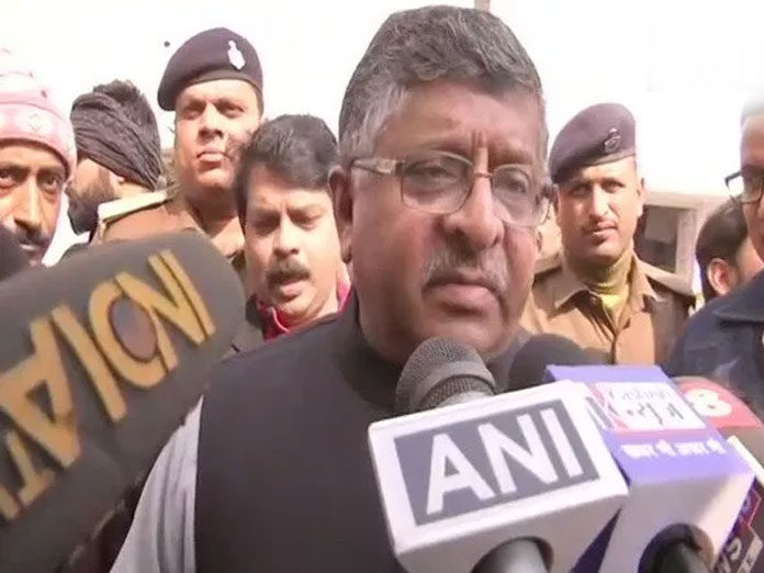Matter should be solved as soon as possible: Ravi Shankar Prasad on Ayodhya case