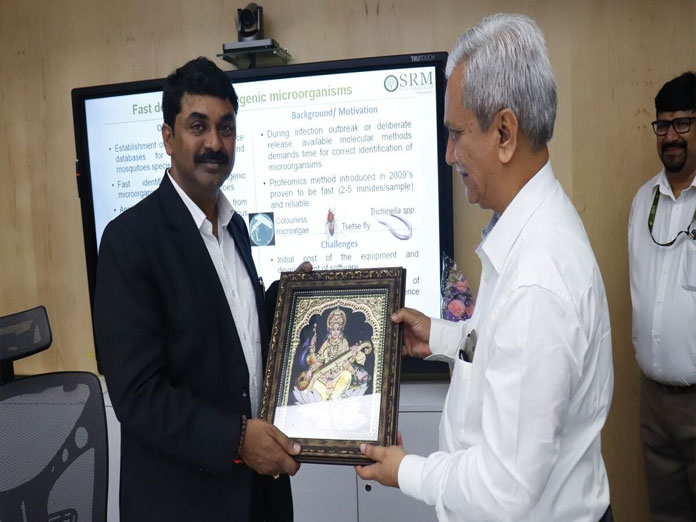 DRDO Chairman G Satheesh Reddy visits SRM AP