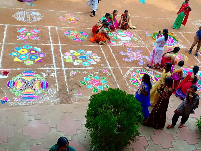 Students initiate Sankranti celebrations