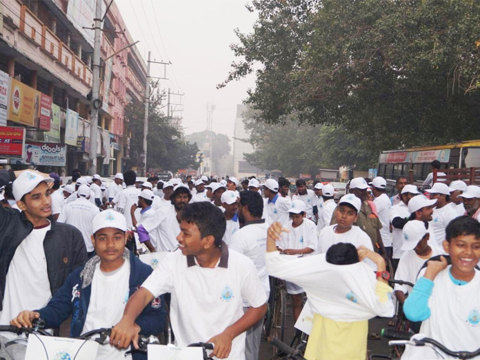 Rally to keep city pollution-free held in Vijayawada