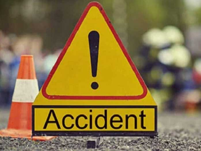 School bus collided with RTC bus at Athvelly in Medchal district