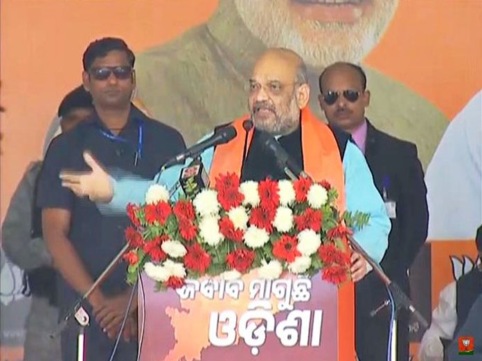 BJD, Congress are two sides of same coin: Amit Shah