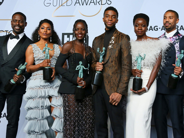 Black Panther takes top SAG awards prize, elevating Oscar chances