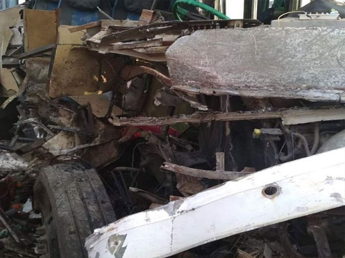 Bihar: 1 killed, 20 injured in bus-truck collision