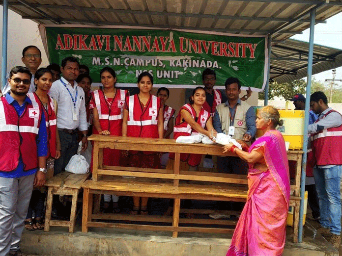 Eye camp organised at Vakalapudi in Kakinada