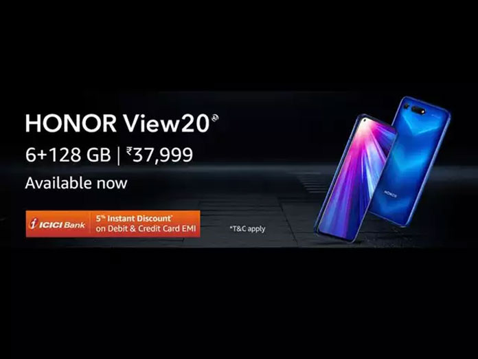 Honor View 20 goes on sale on Amazon