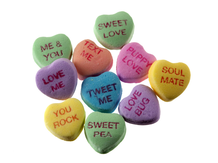 No Sweetheart message candies this Valentine
