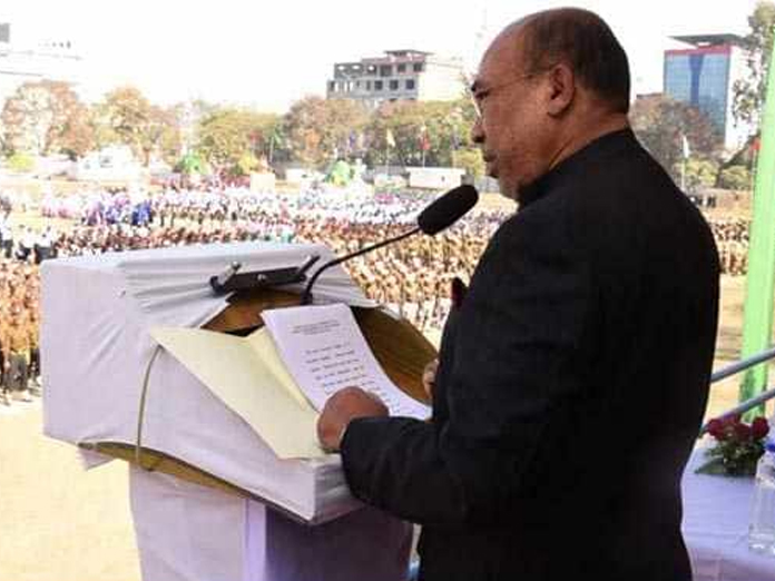 Those Who Boycotted Republic Day Should Contest Polls: Biren Singh