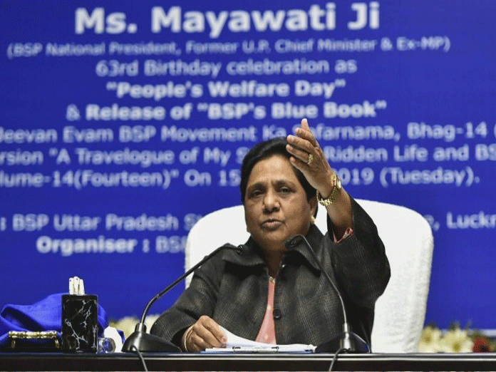 Mayawati demands ballot papers for LS polls