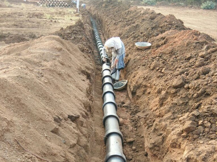 Demand for new sewer system in Santosh Nagar