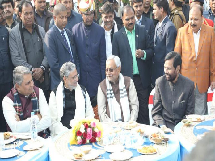Dahi chura feasts on Makar Sankranti symbolise NDA leaders’ unity in Bihar