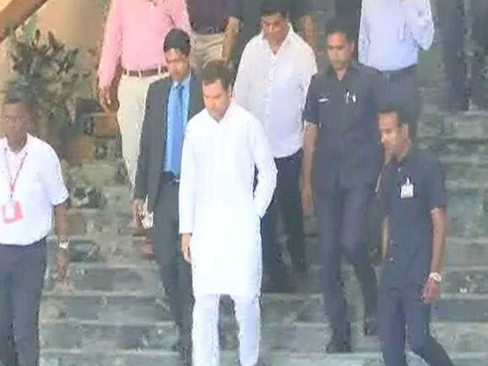 Rahul Gandhi meets Goa CM Manohar Parrikar