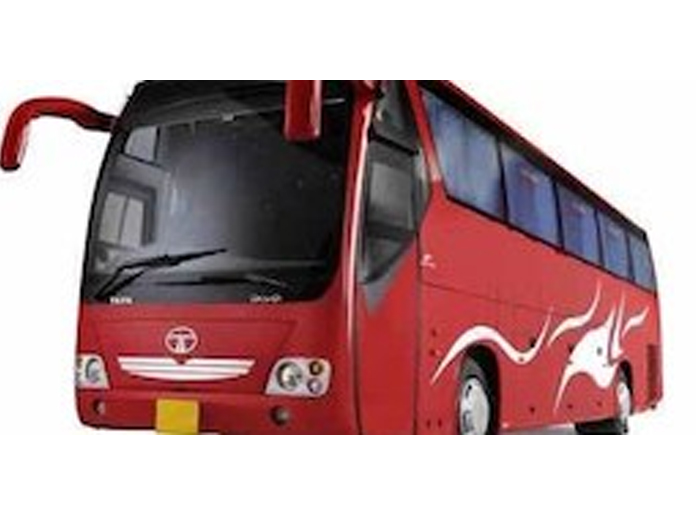 RTA Officials booked cases on 12 private transport buses in LB Nagar