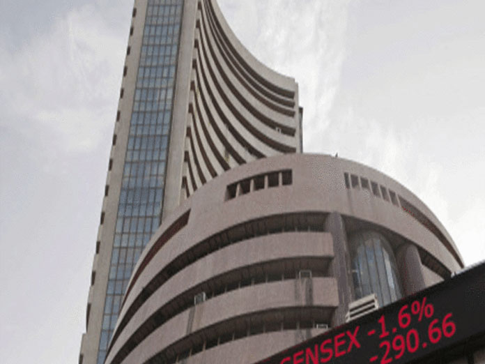 Sensex surges over 340 points on expectations of rate cut