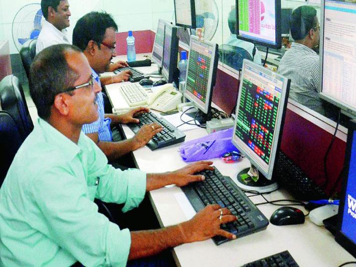 Sensex drops over 100 points on profit-booking, weak global cues