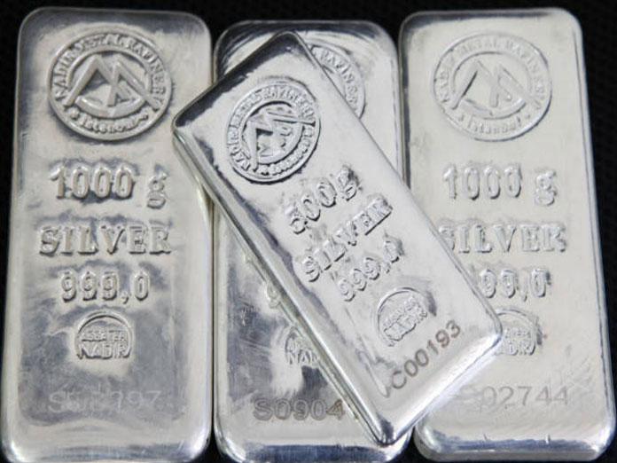 Silver futures surge 0.27% on global cues