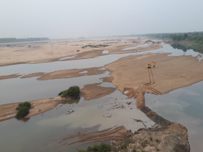 Godavari goes dry in Bhadrachalam