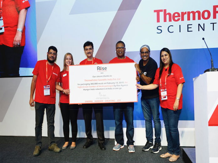 Thermo Fisher gesture to underprivileged