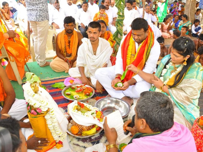 Rohith participates in celestial wedding