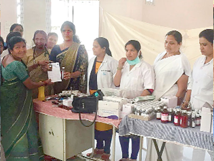 Free health camp conducted