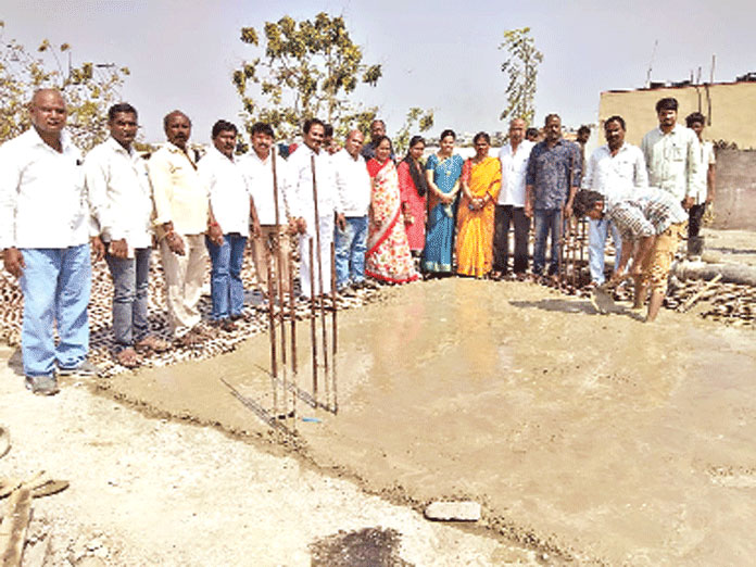Community hall works inspected