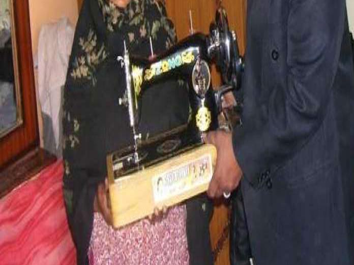 Sewing machines distributed